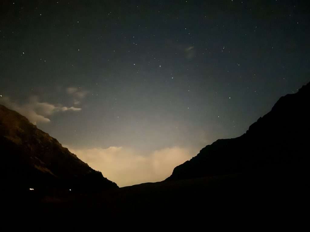 Stars in the night sky