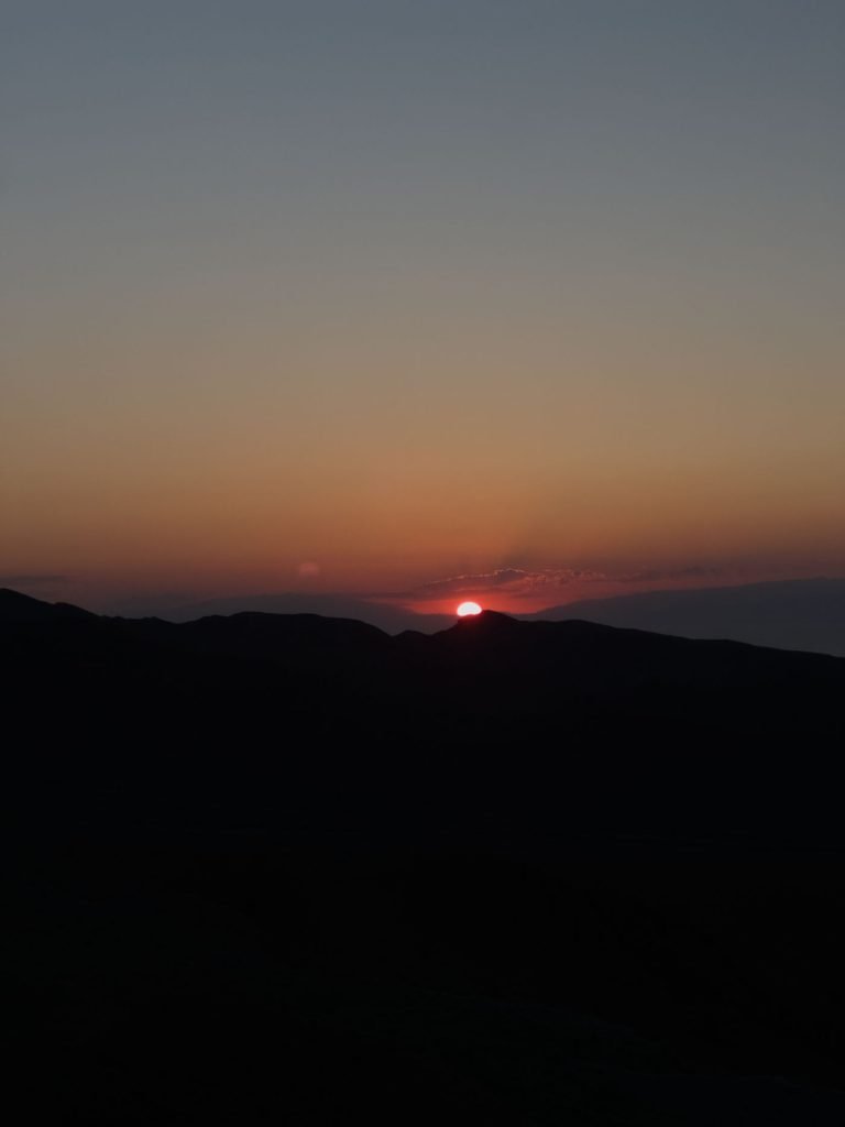 Sunset as seen from Skazka Canyon